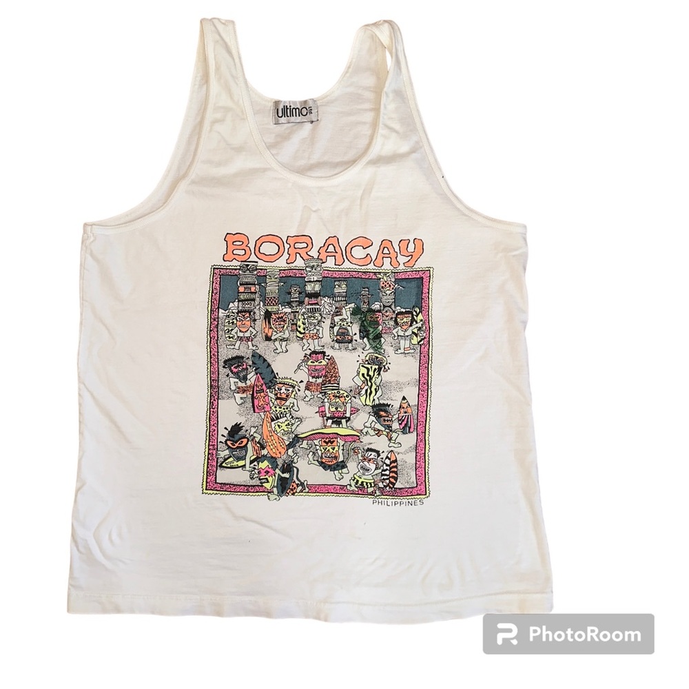 Boracay Philippines Tank Top Size Medium